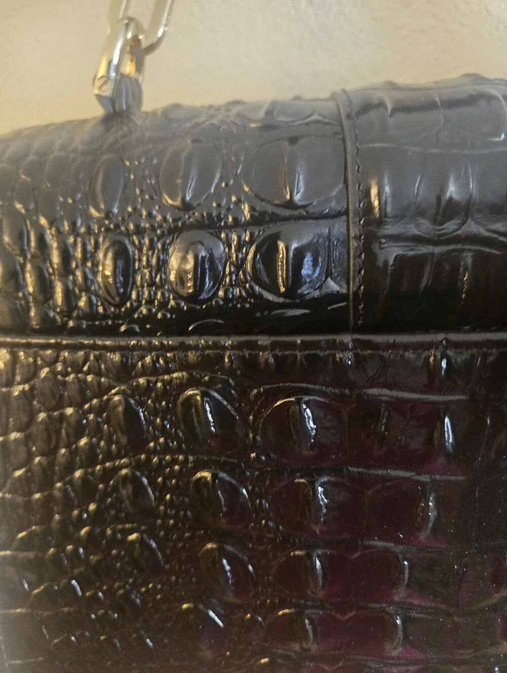 NWT Brahmin Black Melbourn Satchel